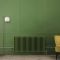 Milano Windsor - Floor-Mounting Feet for Traditional 3 Column Windsor Radiators - Choice of Green Finishes