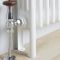 Milano Windsor - White Floor-Mounting Feet for Traditional 3 Column Windsor Radiators