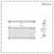 Milano Windsor - Lacquered Raw Metal Horizontal Traditional Column Radiator - 600mm x 1415mm (Triple Column)