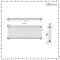 Milano Windsor - Anthracite Horizontal Traditional Triple Column Radiator - 600mm x 1595mm