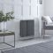 Milano Windsor - Anthracite Horizontal Traditional Column Radiator - 600mm x 605mm (Four Column)