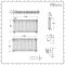 Milano Windsor - White Horizontal Traditional Four Column Radiator - 600mm x 1190mm