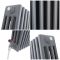 Milano Windsor - Anthracite Horizontal Traditional Four Column Radiator - Choice of Size