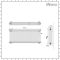 Milano Windsor - White Horizontal Traditional Four Column Radiator - 600mm x 1415mm