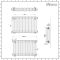 Milano Windsor - White Horizontal Traditional Column Radiator - 500mm x 785mm (Triple Column)
