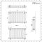 Milano Windsor - Lacquered Raw Metal Horizontal Traditional Column Radiator - 500mm x 785mm (Triple Column)