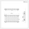 Milano Windsor - White Horizontal Traditional Column Radiator - 500mm x 1010mm (Triple Column)