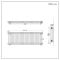 Milano Windsor - White Horizontal Traditional Column Radiator - 500mm x 1415mm (Triple Column)