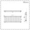 Milano Windsor - White Horizontal Traditional Column Radiator - 500mm x 1415mm (Triple Column)