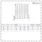 Milano Windsor - Anthracite Horizontal Traditional Column Radiator - 600mm x 1190mm (Four Column)