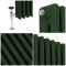 Milano Windsor - Evergreen Horizontal Traditional Double Column Radiator - Choice of Size