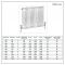 Milano Windsor - Evergreen Horizontal Traditional Double Column Radiator - Choice of Size