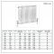 Milano Windsor - Horizontal Traditional Double Column Radiator - Choice of Metallic Colours and Sizes