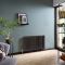 Milano Windsor - Horizontal Traditional Double Column Radiator - Choice of Metallic Colours and Sizes