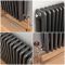 Milano Atticus - Horizontal Modern Column Radiator - 600mm Tall - Choice of Finish and Size