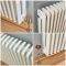 Milano Atticus - Horizontal Modern Column Radiator - 600mm Tall - Choice of Finish and Size