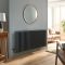 Milano Atticus - Horizontal Modern Column Radiator - 600mm Tall - Choice of Finish and Size