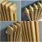 Milano Windsor - Metallic Gold Horizontal Traditional Double Column Radiator - Choice of Size