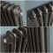 Milano Windsor - Pewter Horizontal Traditional Double Column Radiator - Choice of Size