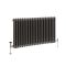 Milano Windsor - Pewter Horizontal Traditional Double Column Radiator - Choice of Size