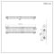 Milano Windsor - White Horizontal Traditional Column Radiator - 300mm x 1415mm (Triple Column)