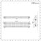 Milano Windsor - Lacquered Raw Metal Horizontal Traditional Column Radiator - 300mm x 1595mm (Triple Column)