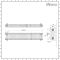 Milano Windsor - White Horizontal Traditional Four Column Radiator - 300mm x 1595mm