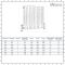 Milano Windsor - White Horizontal Traditional Four Column Radiator - Choice of Size