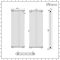 Milano Windsor - Anthracite Vertical Traditional Column Radiator - 1800mm x 650mm (Triple Column)