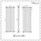 Milano Windsor - Lacquered Raw Metal Vertical Traditional Column Radiator - 1800mm x 650mm (Triple Column)