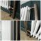 Milano Windsor - White Vertical Traditional Triple Column Radiator - Choice of Size and Extension Pipe Colour