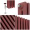 Milano Windsor - Booth Red Vertical Traditional Double Column Radiator - Choice of Size
