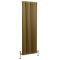 Milano Windsor - Metallic Gold Vertical Traditional Double Column Radiator - Choice of Size