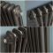 Milano Windsor - Pewter Vertical Traditional Double Column Radiator - Choice of Size