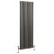 Milano Windsor - Metallic Silver Vertical Traditional Double Column Radiator - Choice of Size