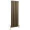 Milano Windsor - Natural Brass Vertical Traditional Double Column Radiator - Choice of Size