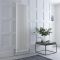 Milano Windsor - White Vertical Traditional Double Column Radiator - Choice of Size and Feet