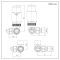 Milano - Black Thermostatic Corner Radiator Valve and Lockshield
