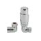 Milano - Chrome Corner Thermostatic Radiator Valve and Lockshield