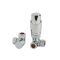 Milano - Thermostatic Corner Radiator Valve and Lockshield - Choice of Finish