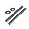 Milano Windsor - Thermostatic Antique Style Angled Radiator Valve and Pipe Set - Pewter