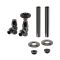 Milano Windsor - Traditional Thermostatic Angled Radiator Valve and Pipe Sleeve Set - Choice of Finish