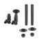 Milano Windsor - Traditional Thermostatic Angled Radiator Valve and Pipe Sleeve Set - Choice of Finish