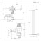 Milano - Traditional Thermostatic Angled Radiator Valve and Pipe Set - Choice of Finish
