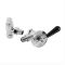 Milano - Traditional Angled Thermostatic Radiator Valves - Chrome