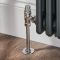 Milano - Traditional Angled Thermostatic Radiator Valves - Chrome