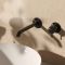 Crosswater 3ONE6 - Wall Mounted 2 Hole Basin Mixer Tap with Knurled Handle - Choice of Finish