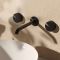 Crosswater 3ONE6 - Wall Mounted 3 Hole Basin Mixer Tap with Knurled Handle - Choice of Finish