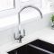Rangemaster Cruciform - Modern Kitchen Mixer Filter Tap with Swivel Spout - Choice of Finish