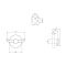 Villeroy & Boch Elements Tender - Double Robe Hook - Choice of Finish